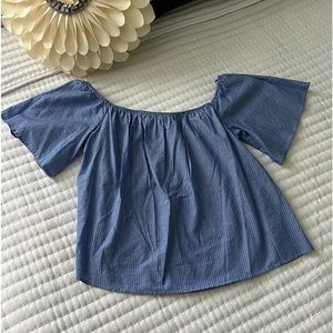 Express off the shoulder shirt